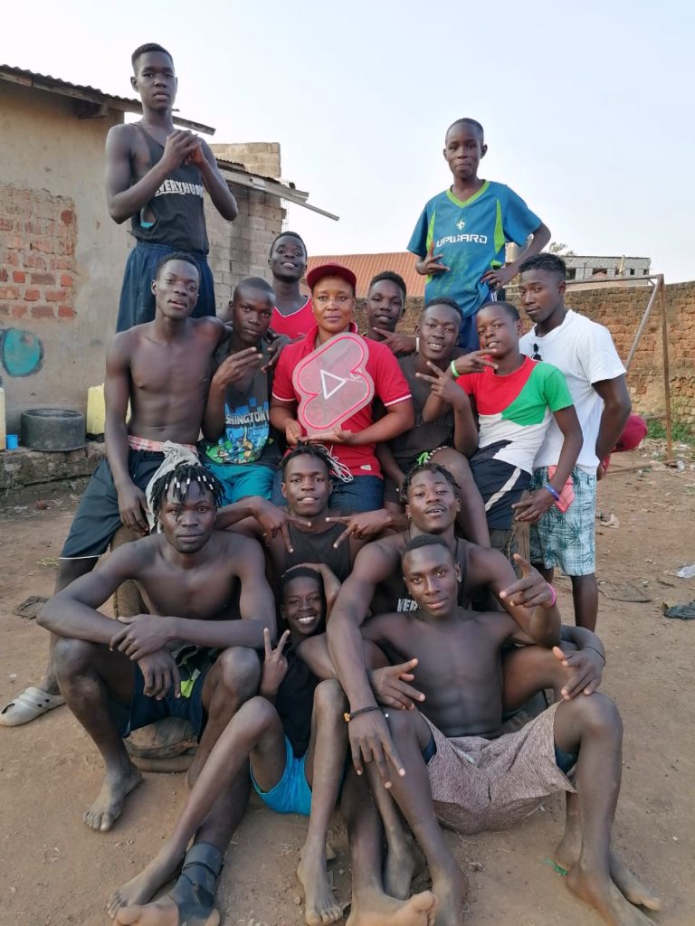 Group of Bwengula Arts Academy students